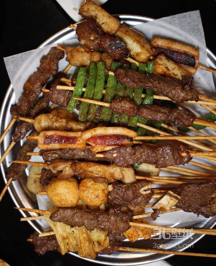 各种宵夜，面条，炒饭，烧烤，油炸类等宵夜美食图片4