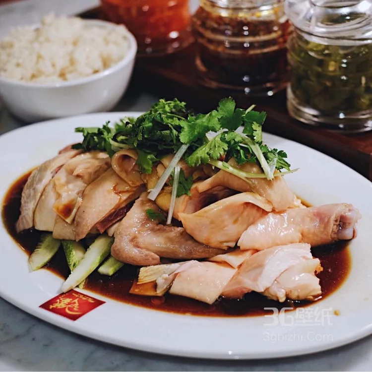 牛排，炸肉芥末，口水鸡，芥末面的食物高清图片大全3