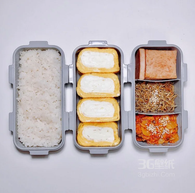 精致的韩式便当泡菜，沙拉，，橘子，粉丝等图片大全6