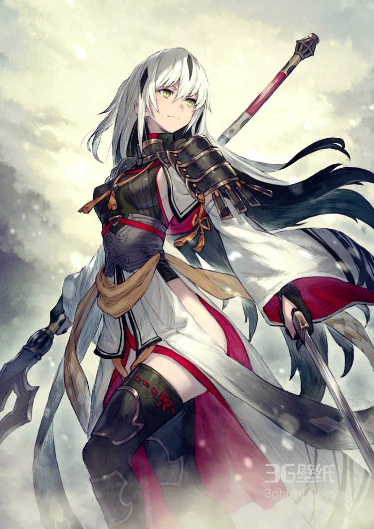 巾帼不让须眉，动漫女将，武士的高清图片大全3