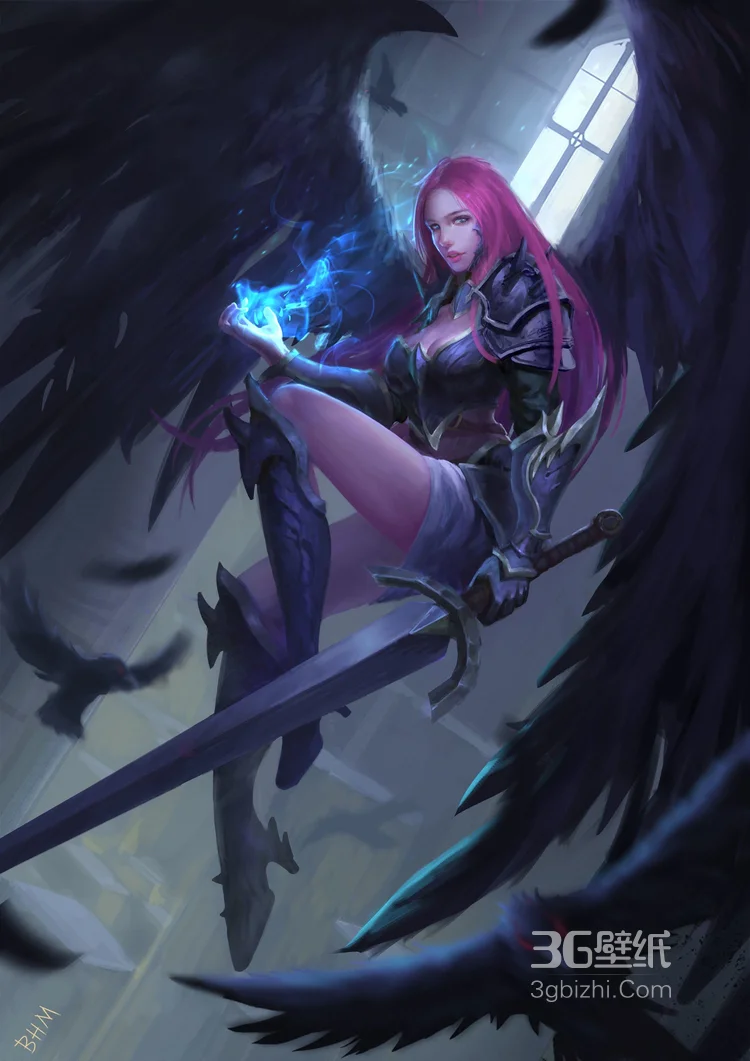 是天使还是魔鬼，高清带翅膀的动漫人物图片大全4