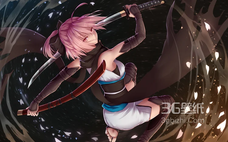 巾帼不让须眉，动漫女将，武士的高清图片大全2