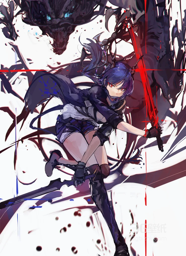 巾帼不让须眉，动漫女将，武士的高清图片大全4