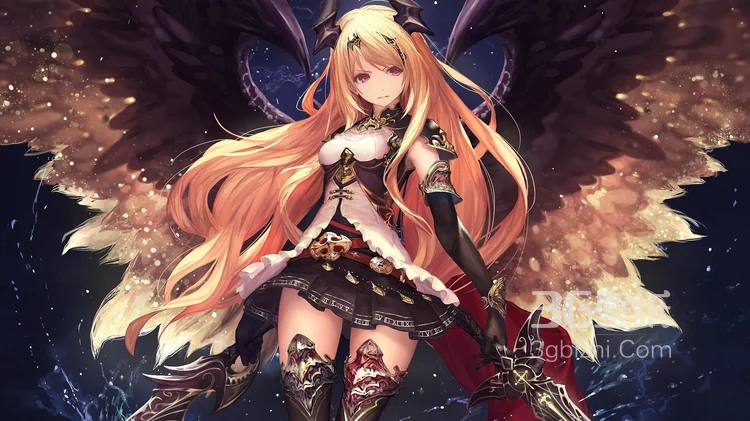 是天使还是魔鬼，高清带翅膀的动漫人物图片大全5