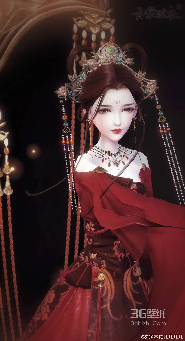 古风美人 古代的小姐们的手绘图片2