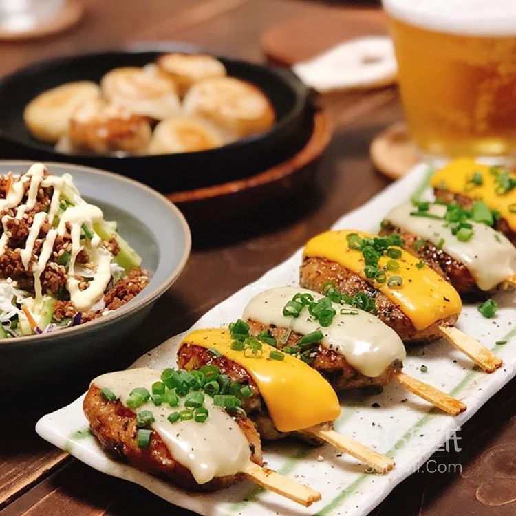 精美的凉拌，寿司，拌面，沙拉等美食图片2