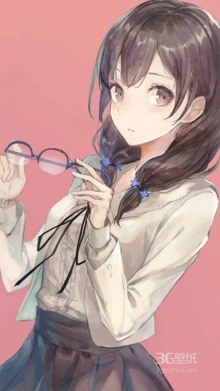 动漫女生，学生，可爱的动漫女孩图片3