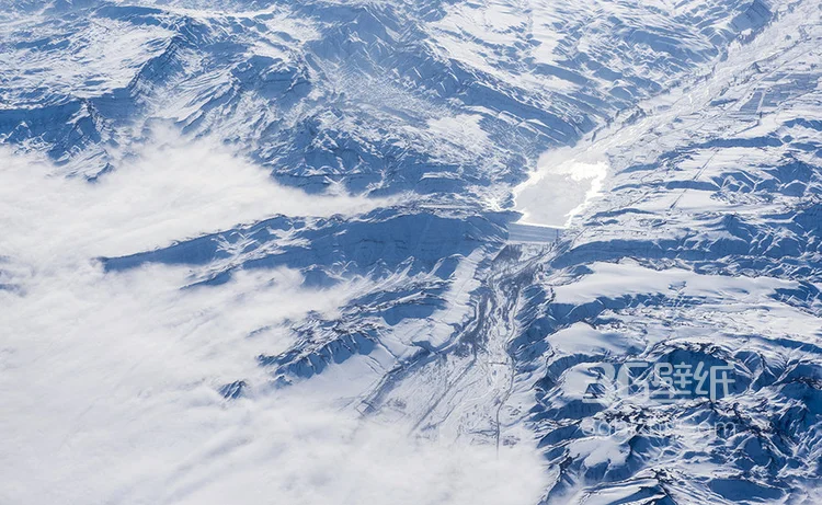 世界七大山系之一“天山”鸟瞰全景图唯美壮观图片6