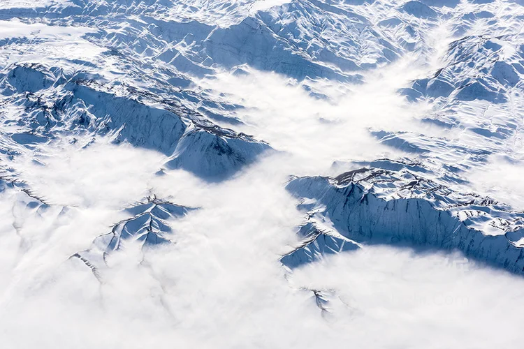 世界七大山系之一“天山”鸟瞰全景图唯美壮观图片10