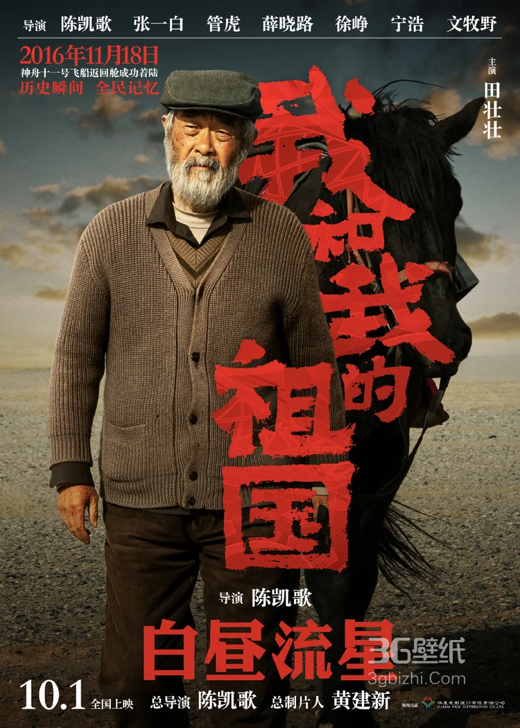 《我和我的祖国》陈凯歌执导篇“白昼流星”单元海报图片2