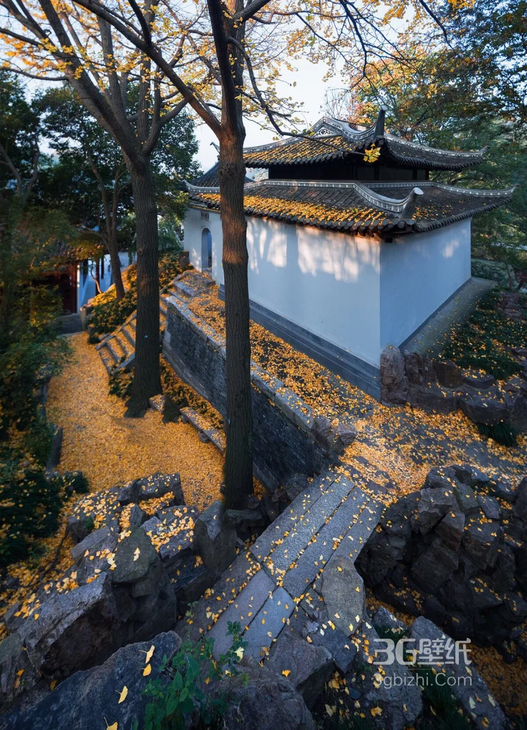 夕阳云海，乡间城镇，高清山水风景图片分享4