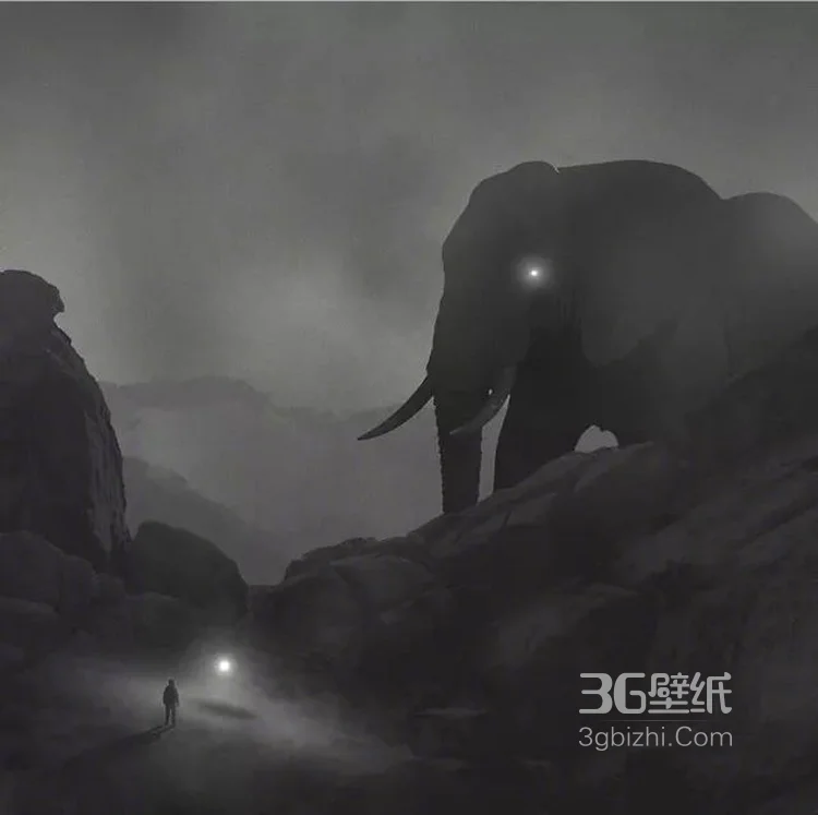 一个抑郁症画家的作品，他说这就是他的内心世界7