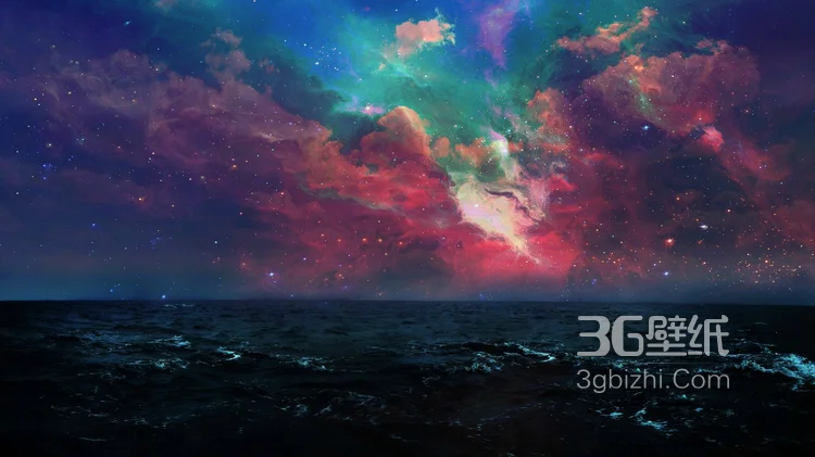 宇宙炫彩星河，黑洞等天文景观，无边无际的美！12