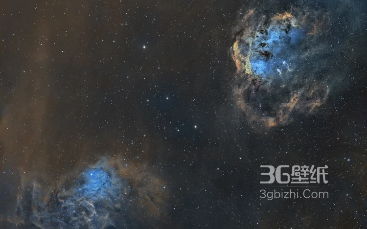 宇宙炫彩星河，黑洞等天文景观，无边无际的美！10