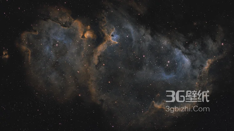 宇宙炫彩星河，黑洞等天文景观，无边无际的美！8