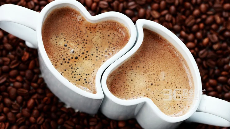 香浓可口的咖啡，咖啡籽素材超高清图片3