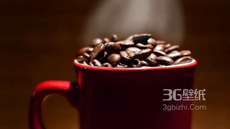 香浓可口的咖啡，咖啡籽素材超高清图片7