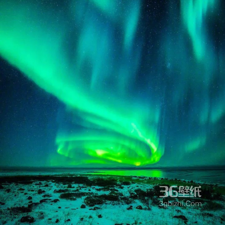 北极光唯美摄影图片，沉醉于这绚丽多彩的发光现象中3