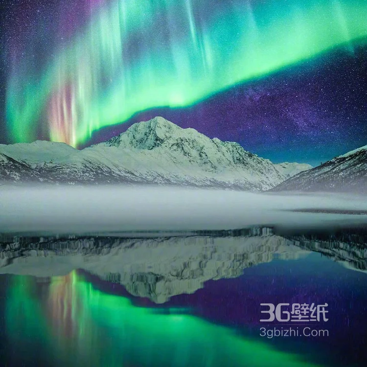 北极光唯美摄影图片，沉醉于这绚丽多彩的发光现象中9
