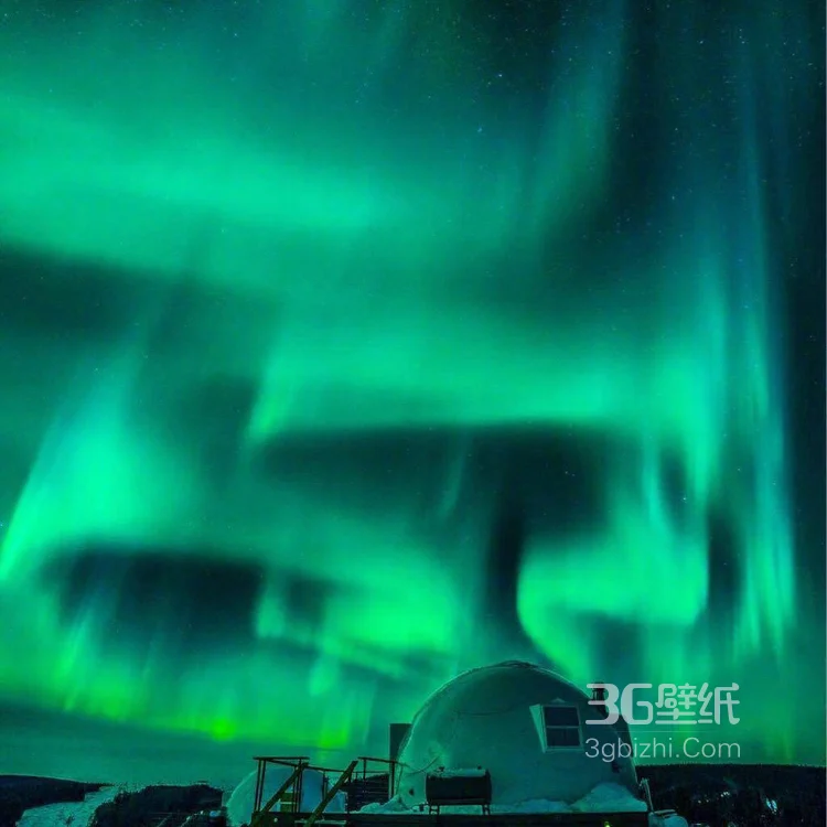 北极光唯美摄影图片，沉醉于这绚丽多彩的发光现象中8