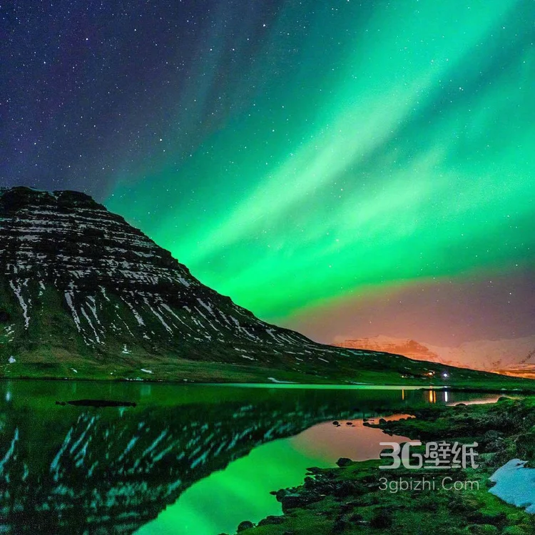 北极光唯美摄影图片，沉醉于这绚丽多彩的发光现象中4