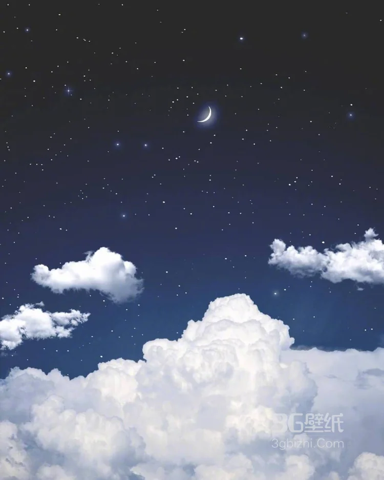 唯美的夜色，清风与月白唯美图片，就像温柔秋夜里的梦3