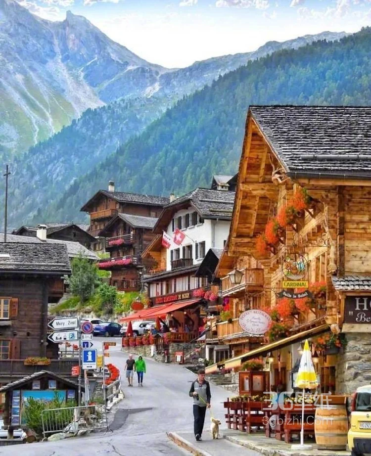 如画般的小镇风景，来自瑞士某小镇唯美景色美图欣赏4