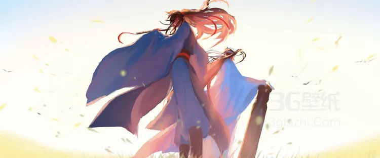 魔道祖师唯美手绘图片，只羡忘羡不羡仙，忘羡的云游生活9