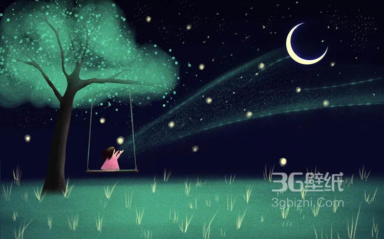 浪漫的二次元插画，唯美梦幻的动漫场景及人物图片3