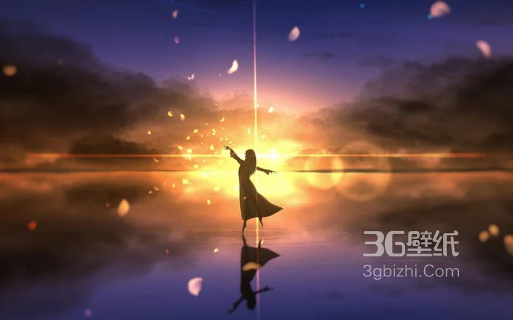 浪漫的二次元插画，唯美梦幻的动漫场景及人物图片6