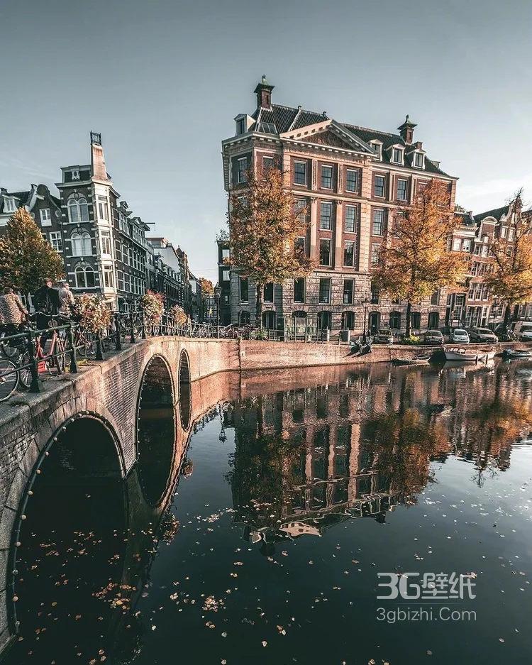 阿姆斯特丹的秋，荷兰首都阿姆斯特丹景色图片4
