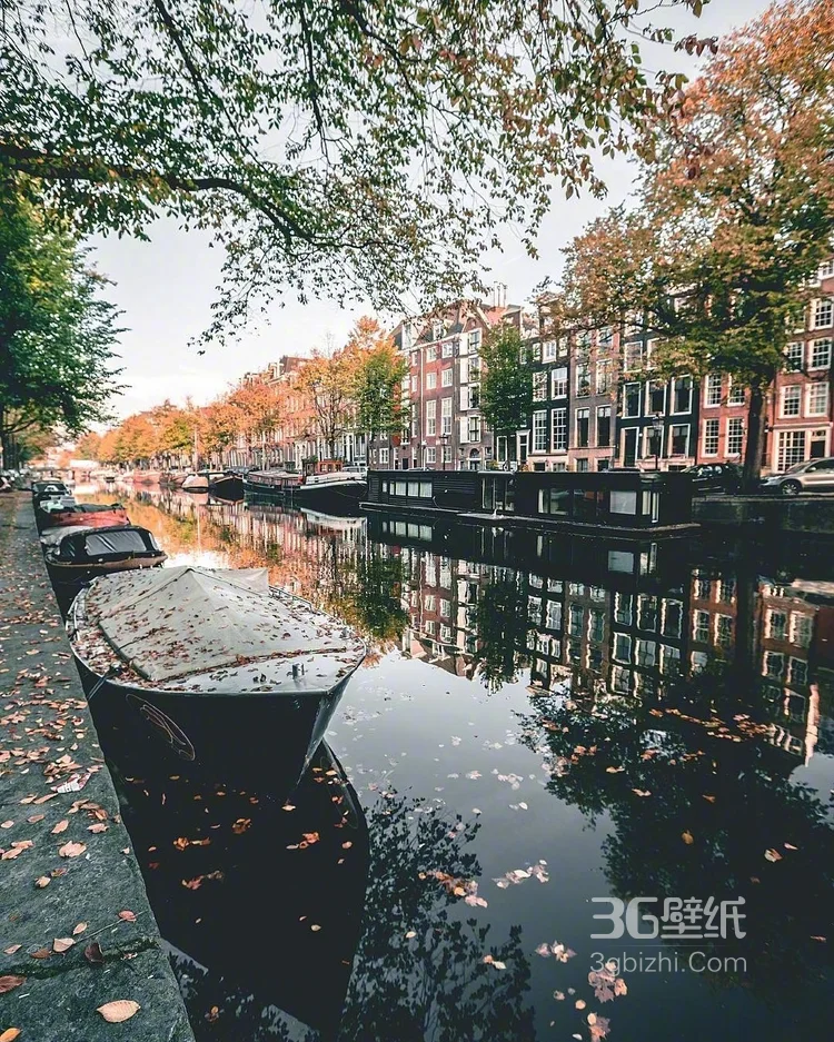 阿姆斯特丹的秋，荷兰首都阿姆斯特丹景色图片9