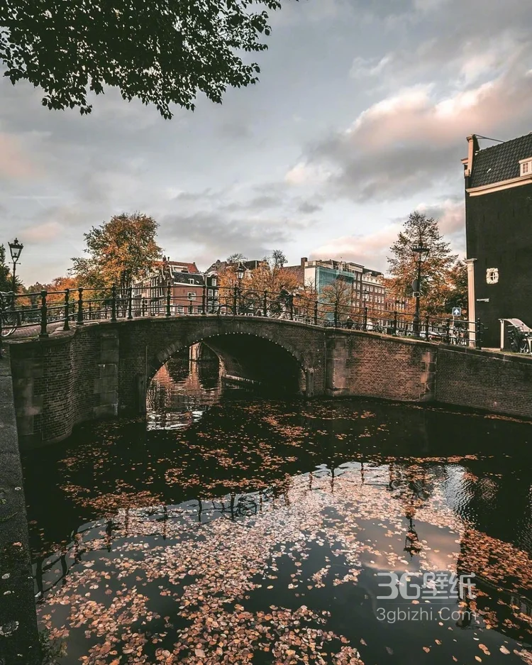 阿姆斯特丹的秋，荷兰首都阿姆斯特丹景色图片2