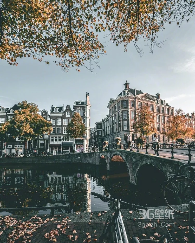 阿姆斯特丹的秋，荷兰首都阿姆斯特丹景色图片5