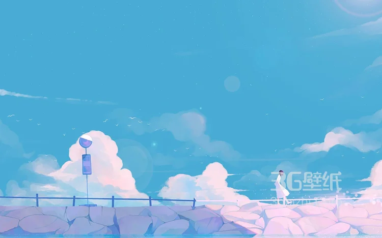 浪漫的二次元插画，唯美梦幻的动漫场景及人物图片9