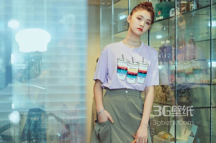 林允绿洲晒清新居家美照，并发文称突然降温的北京太冷了3