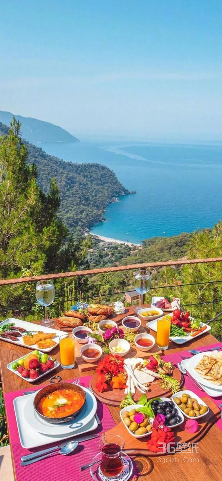 旅游风景美食图片，美食与风景视觉和味觉的享受2