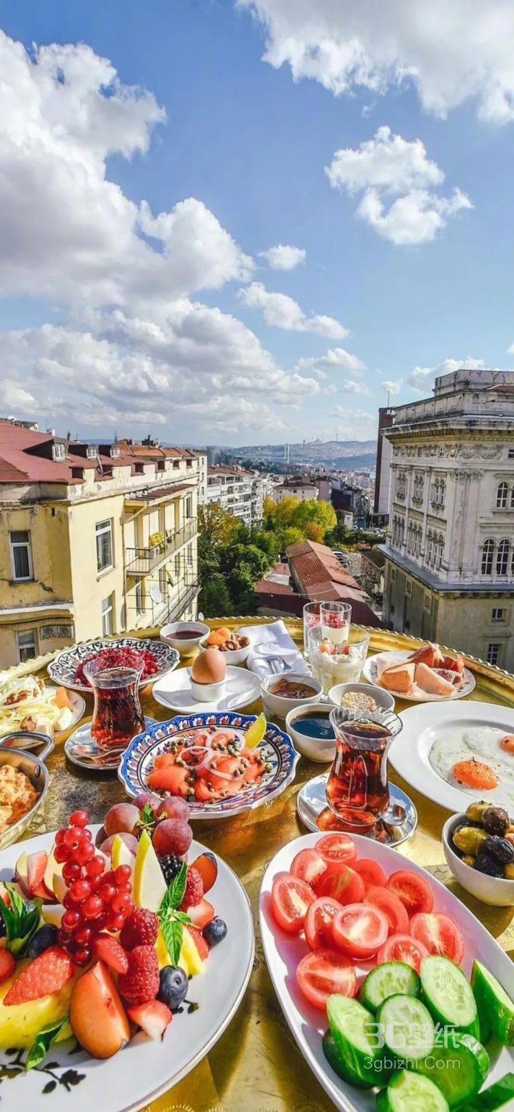 旅游风景美食图片，美食与风景视觉和味觉的享受6