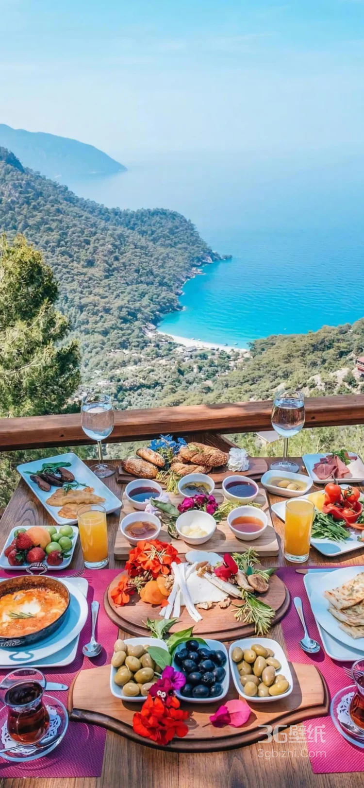 旅游风景美食图片，美食与风景视觉和味觉的享受3