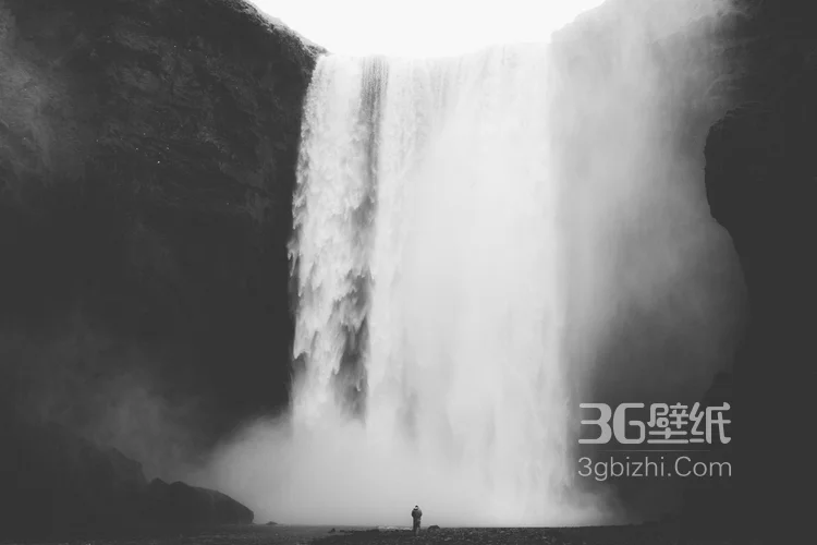 天然形成的大气的瀑布图片8