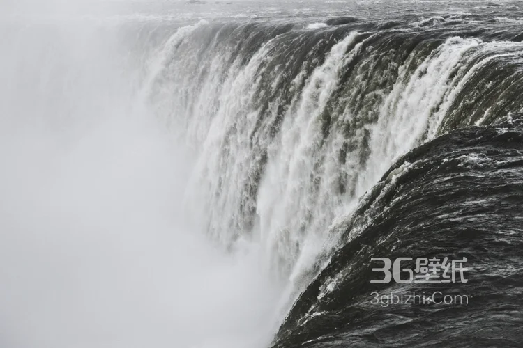 天然形成的大气的瀑布图片9
