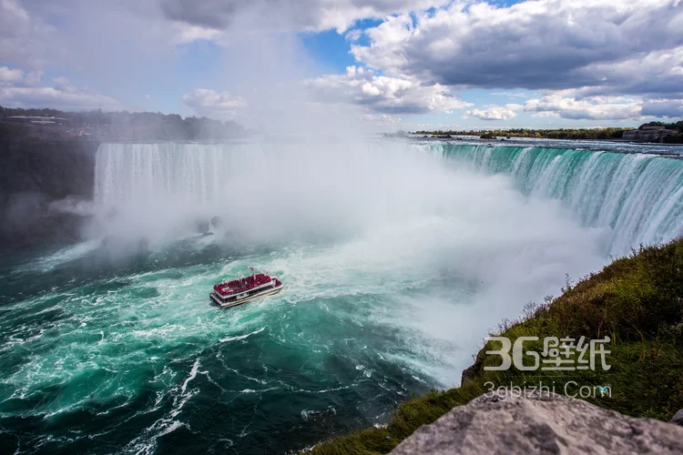 天然形成的大气的瀑布图片10