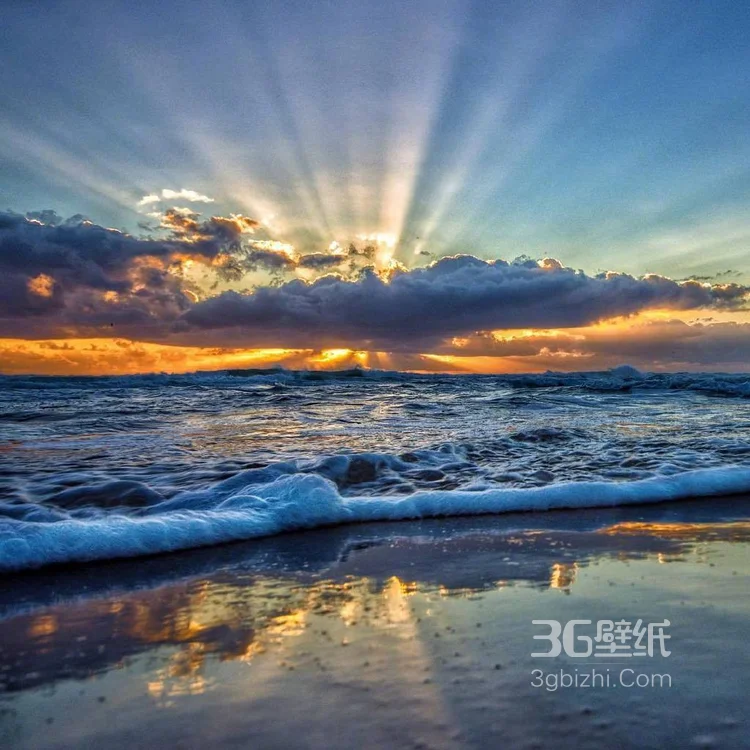 如诗如画，绚丽多彩的云 水 天 海各成一色唯美景色摄影图3