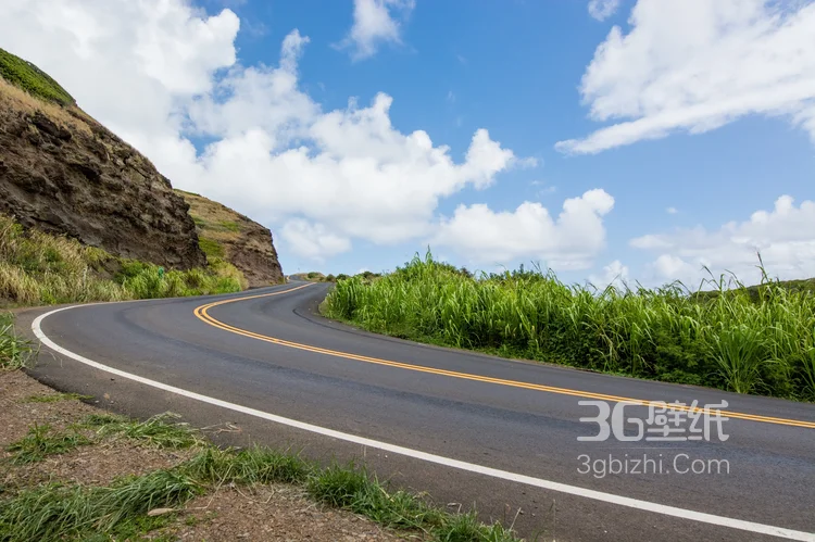 欧洲平原上的高速公路唯美图片3