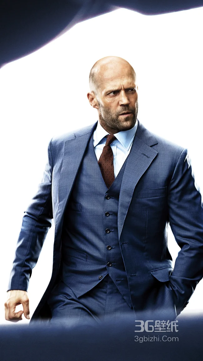 西装硬汉好莱坞动作巨星杰森·斯坦森手机背景图片1