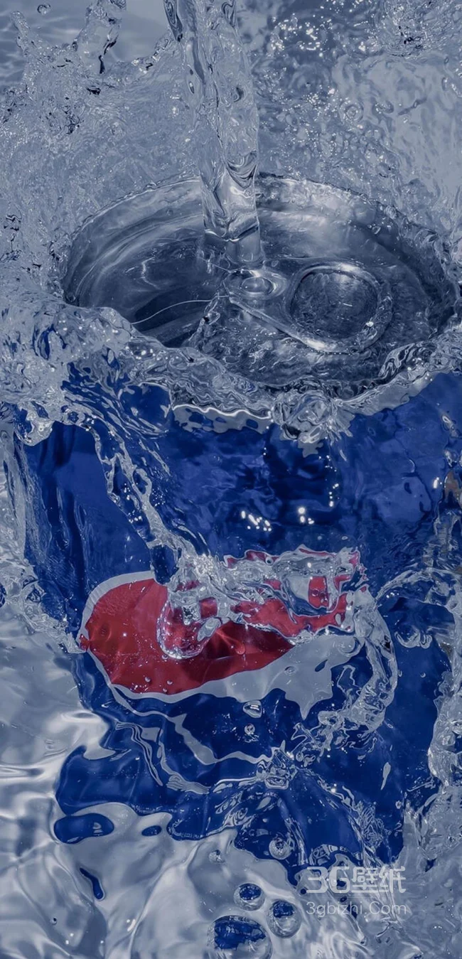 冰镇百事可乐创意手机壁纸夏日冰爽必备1