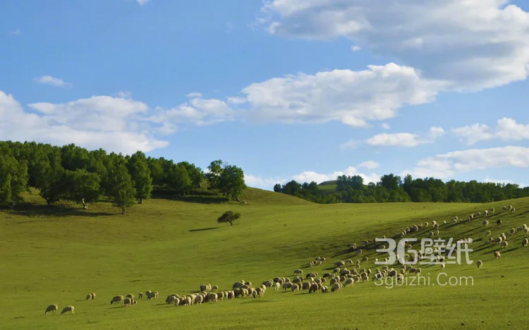 乌兰布统大草原唯美高清景色风光图片2
