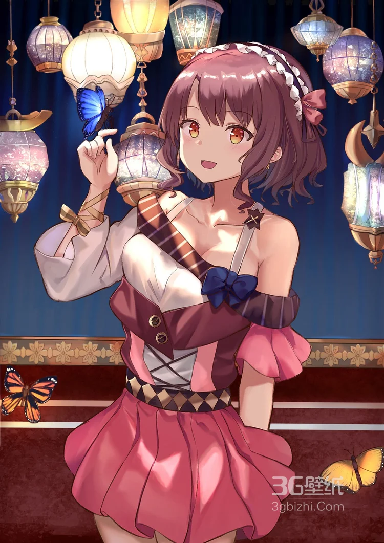 穿露肩装的二次元动漫美少女插画图片集6