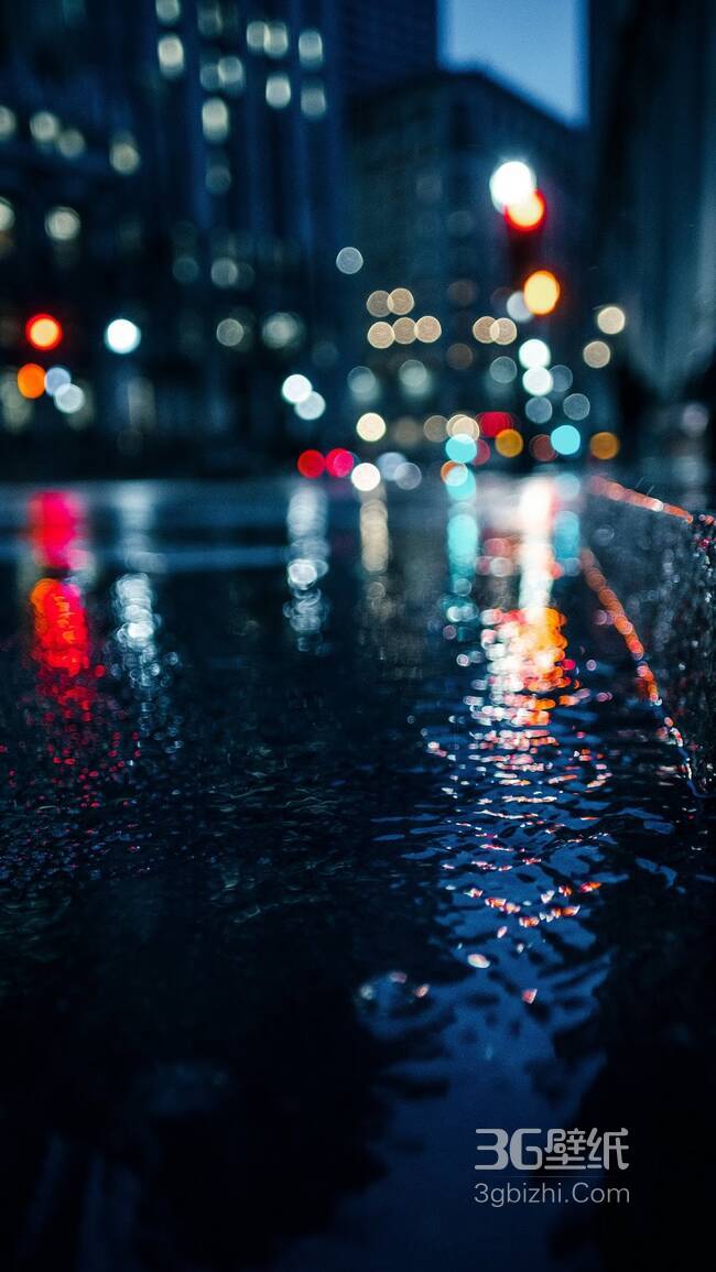 下过雨的城市街道1