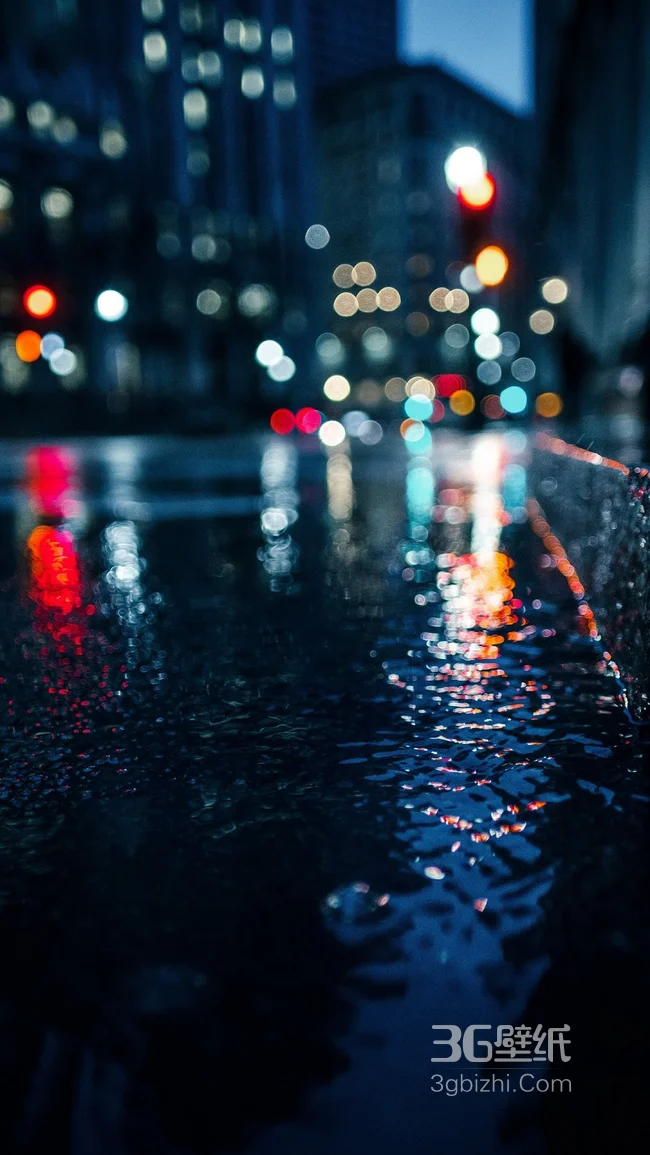 下过雨的城市街道1